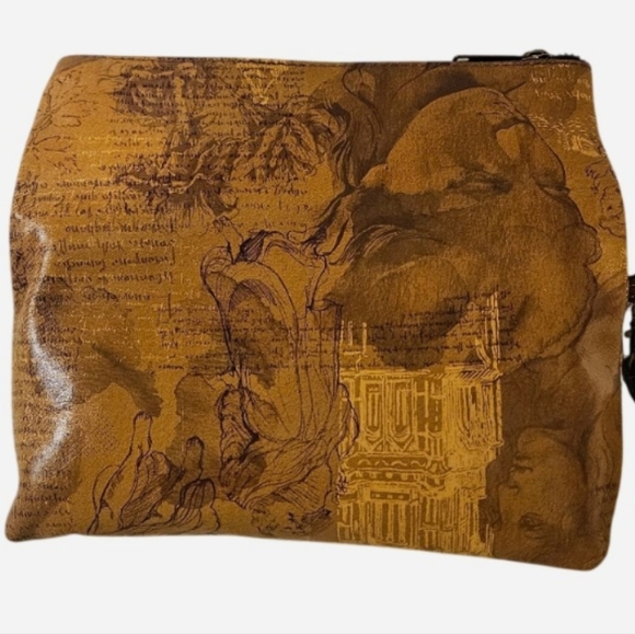 Patricia Nash Valerie Sketchbook Fold-over Wristlet - NWT - Picture 3 of 6